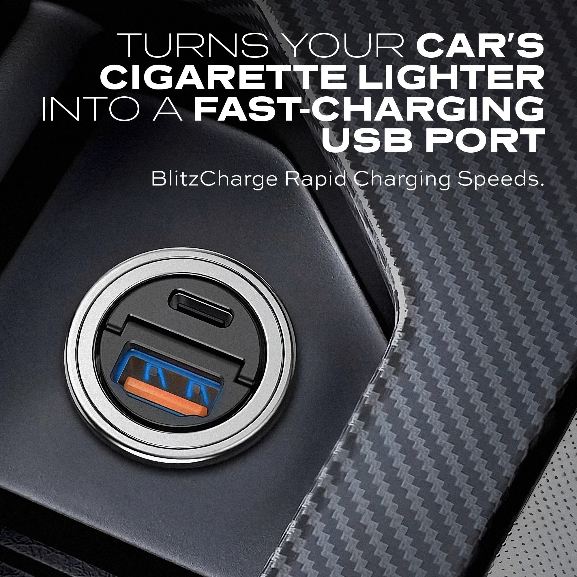 BlitzCharge™ 45W | Dual Car Charger - Image 3