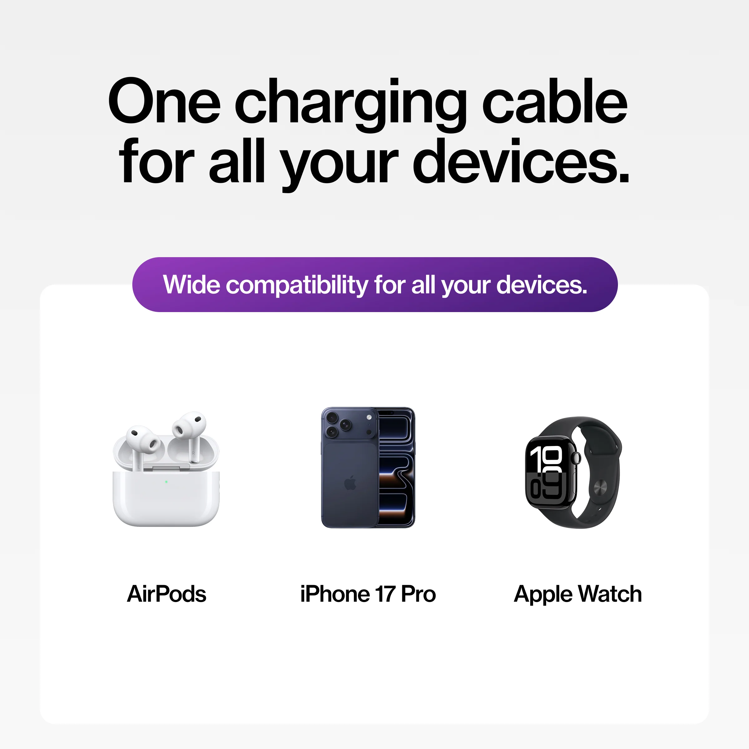 MagStack® Duo | 2-in-1 Wireless Apple Watch Charger & USB-C Cable - Image 6
