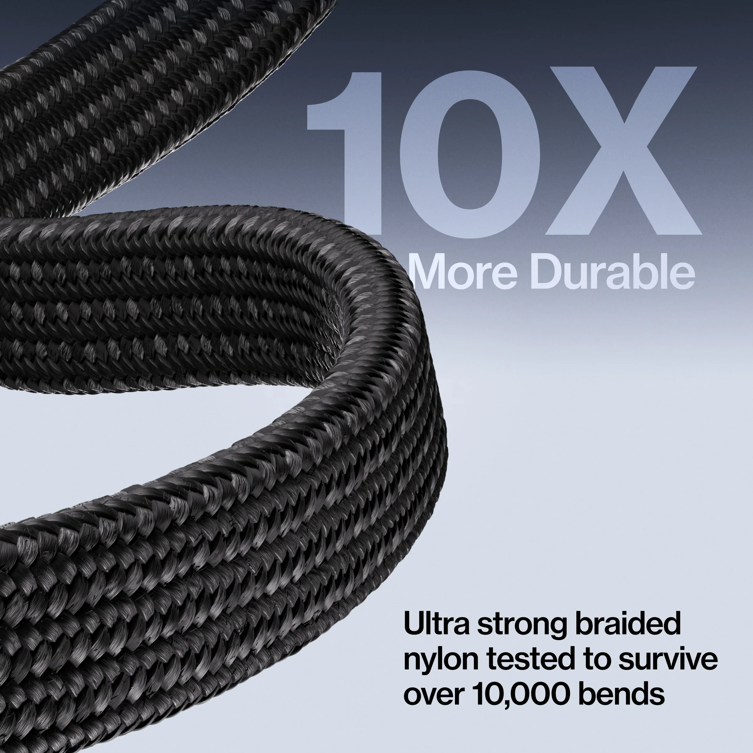 MagStack® Slim | Tangle-Free Magnetic Nylon | Charge & Data Cable - Image 4