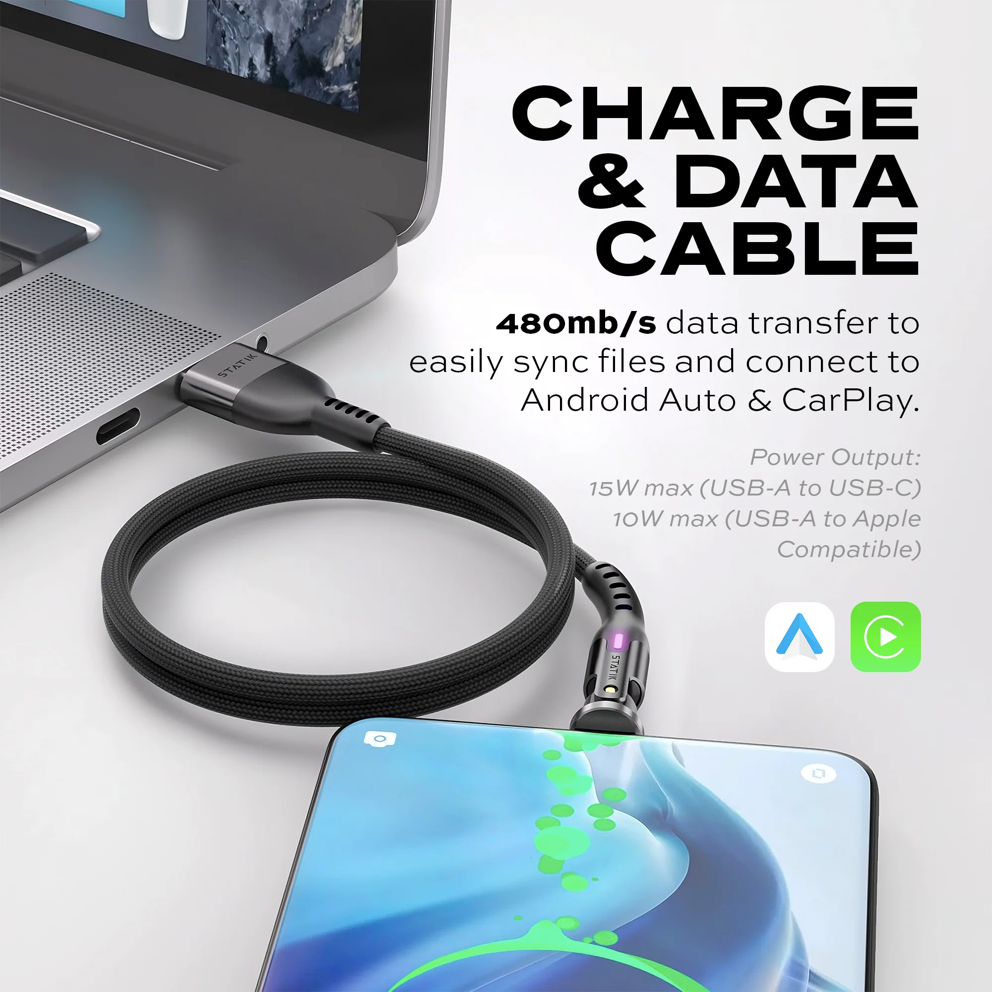 PowerPivot® | Charging & Data Transfer Cable | Rotating Head - Image 7