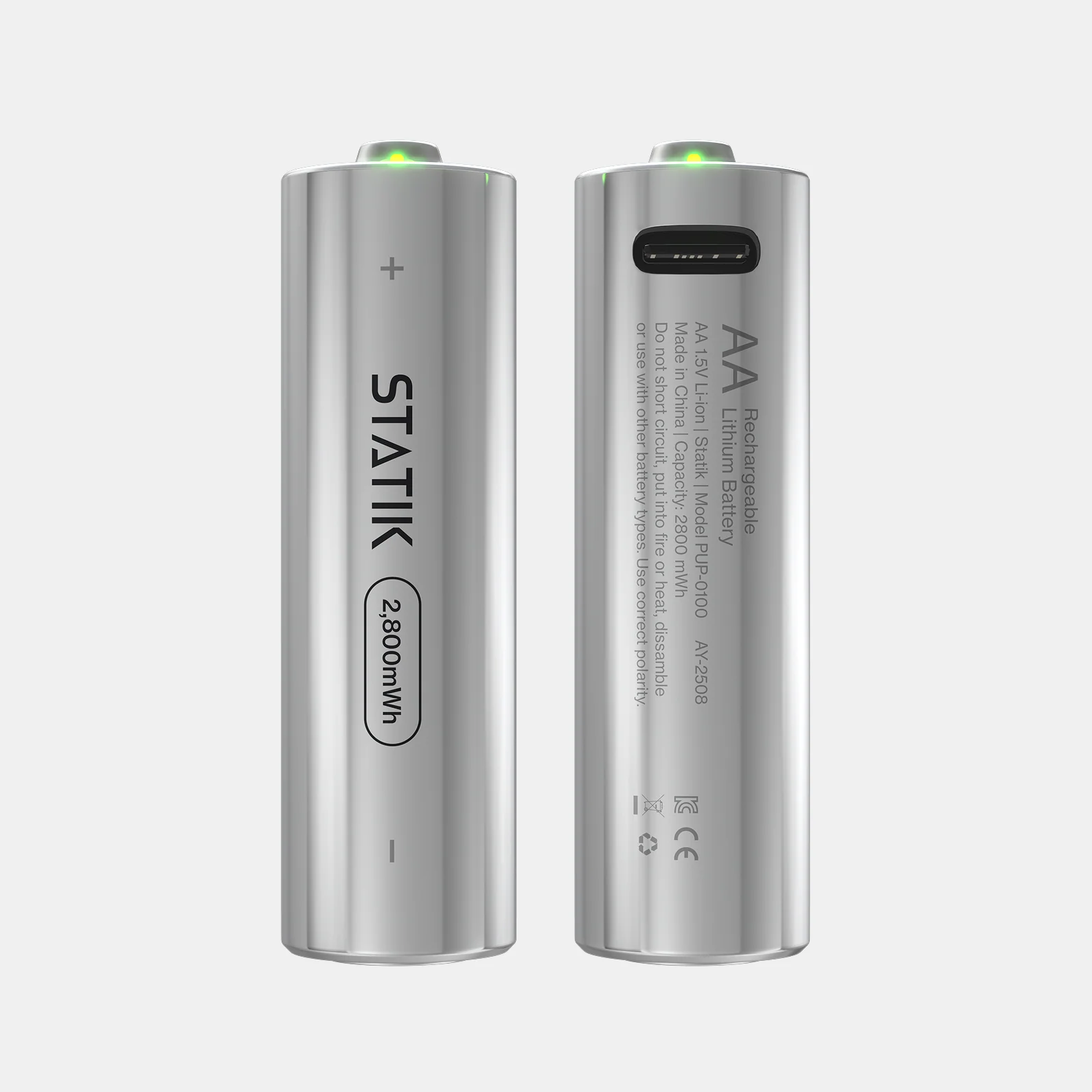 Rechargeable AA Batteries |  4 Pack | USB-C Rechargeable - Image 11