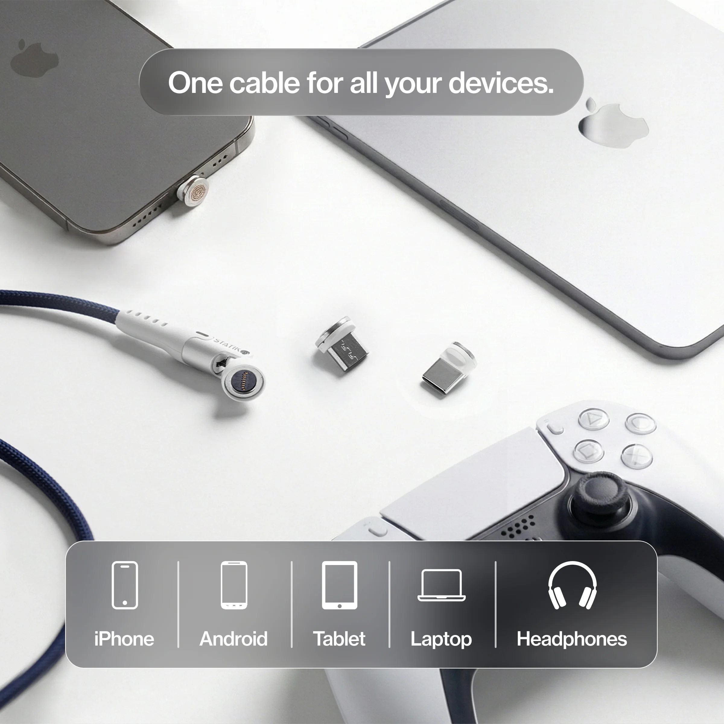 Statik® 360 Pro | 100W Universal Charge & Data Cable - Image 8