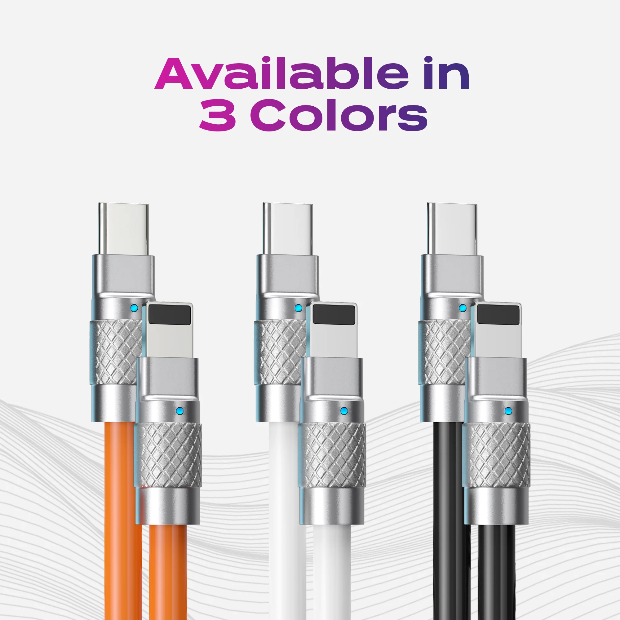 TsumoCharge® | 100W Silicone Charging Cable | USB-C | Black - Image 10